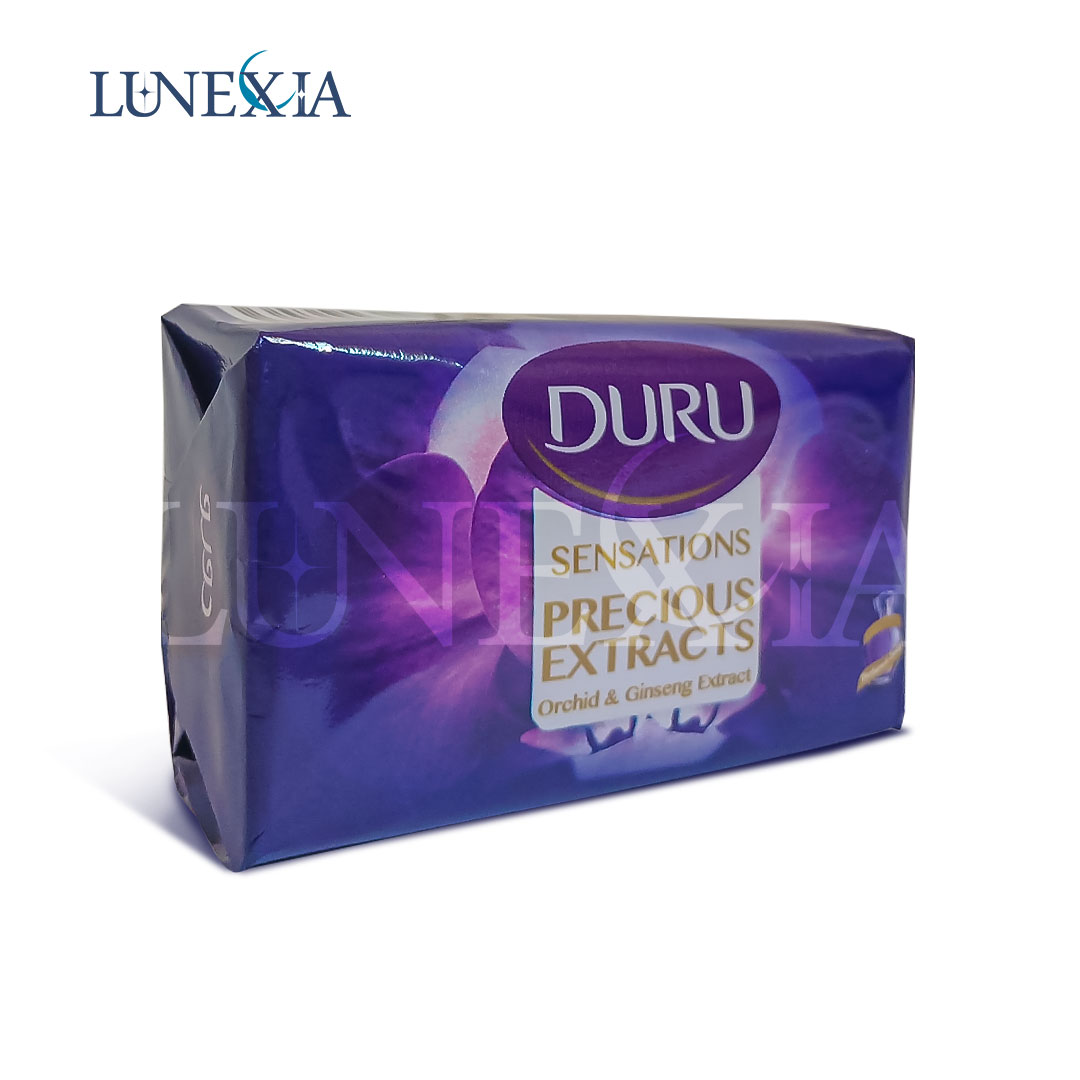 تصویر صابون آرایشی دورو حاوی عصاره گل ارکیده و ریشه جینسینگ 90 گرمی بسته 1 عددی