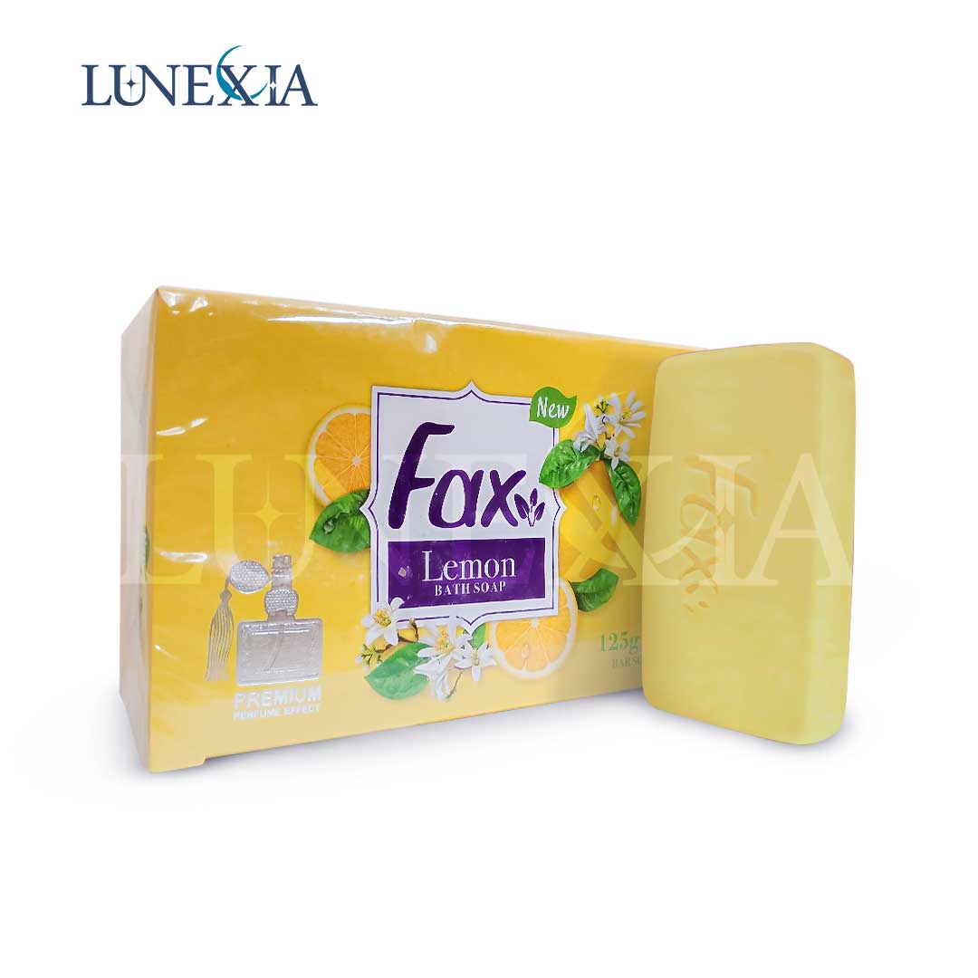 صابون حمام فاکس مدل Lemon وزن 125 گرم بسته 6 عددی